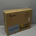 2025 Upgraded Dog Ramp for Couch, Foldable Small Dog Ramp for Low Bed, 4 Adjustable Height from 13'' to 21", Portable Stable Pet Steps with Non-Slip Pad, Pet Ramps Use for Sofa Couch Stairs