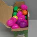 [6 Golden Eggs] 100 PCS 2.4" Fillable Plastic Easter Eggs Empty Easter Eggs Colorful Plastic Eggs Bulks for Kids Teens Boys Girls Easter Basket Stuffers Hunt Easter Party Favor