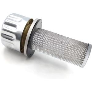Hydraulic Breather Cap with 40 Micron Strainer - 3 Hole Flange Mount,35CFM,Stainless steel Filtration Vent for Oil Tanks | Compatible with Excavator,Tractor,Automotive,Hydraulic Reservoir(Replacement)