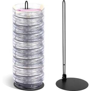 Vodolo Tumbler Lid Organizer,Cup Lid Holder,Slim Vertical Storage for Up to 15 Lids,Cup Lid Organizer for YETI/Stanley/Simple Modern,Save Pantry, Countertop,Kitchen Cabinets Space