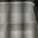 Citylife 17 QT Plastic Storage Box with Removable Tray Craft Organizers and Storage Clear Storage Container for Organizing Bead, Tool, Sewing, Playdoh