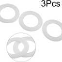 3 Pieces Dual Flush Toilet Seal Replacement Kit for Glacier Bay 83SGB, Rubber Bowl Gasket for Tank Leakage Repair, Reliable Replacement Rubber