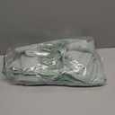 Tollpiz Short Linen Curtains Bedroom Rod Pocket Semi Sheer Curtain Burlap Light Filtering Thick Linen Drapes for Living Room, 38 x 45 inches Long, Sage Green, Set of 2 Panels