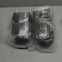 Sliner 100 Pcs Square Plastic Bowls 8 oz Plastic Serving Bowls Disposable Chip Containers for Parties Snack Fruit Candy Containers for Candy Buffet Salad Bar Buffet Party Supplies(Black)