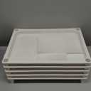 5-Tier Seed Starter Trays Plant Stand with LED Grow Light (Auto-Timer), Bottom Watering Designed for Indoor Greenhouse Plants, Fits Small Pots & Seedling Cell Trays - White