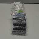 Goovilla Shelf Bracket, Heavy Duty Floating Shelf Brackets 8 inch Long, 6 Pack Brackets for Shelves, Black Coated Metal Wall Shelf Support Brackets with 1/5 Inch Thick and 160 lb. Load Capacity