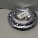 GE Stove Drip Pans | Electric Stove Burner Drip Pans | 4 Piece Set, 3-6" and 1-8" Drip Pan Kit | 119204XZ Style B Chrome Range Replacement Stove Burner Bowls