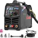 GZ GUOZHI Plasma Cutter 65Amp High Frequency Non-Touch Arc Digital Screen Display DC Inverter 110/220V Dual Voltage Blowback Plasma Cutting Machine CUT-65HFLED