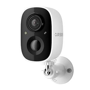 CURISEE Outdoor Security Camera Wireless 2K Camera for Home Security Wireless Outdoor Battery Security Cameras 2.4GHz WiFi Smart Motion Detection, Color Night Vision, Waterproof, Cloud/ SD Storage