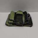 BAGAIL 4 Set Compression Packing Cubes Travel Accessories Expandable Packing Organizers, Matcha Green