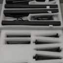 SUNVIE 12-Pack Low Voltage Pathway Lights Wired with Spotlights LED Outdoor Landscape Lighting Kit for Path, Garden, Yard, Patio, Cast-Aluminum, IP65 Waterproof, 12-24V AC/DC, 3000K Warm White, Black