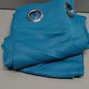 NICETOWN Room Darkening Window Curtains & Drapes - Thermal Insulated Solid Grommet Light & Sound Blocking Blackout Drapes for Bedroom/Living Room (Peacock Teal, 2 Panels, W34 x L72)