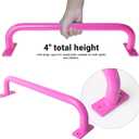 ESPETS 17 Inch 6 Pieces Pink Safety Handles for Playground Equipment - Swing Set Attachment Grab Handle, Playset Accessories Hand Grips, Indoor Monkey Bars for Kids
