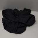 B2prity Women's Tankini Swimsuit Tummy Control Ruched Two Piece Bathing Suit with Shorts Push Up Modest Swim Suits Black 2XL