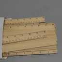 24 Pack Wooden Ruler 12 Inch, Rulers Bulk for Classroom, Wood Ruler with Centimeters and Inches, 2 Scale Measuring Rulers for Kids Students Teacher, Ideal Back to School Office Home Supplies