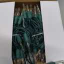 100 Multicolor Christmas Lights, 33 ft Green Wire LED String Light