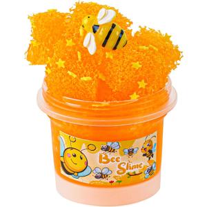 Yellow Honeycomb Slime, Squeeze it and Make a POP Sound, Non-Sticky Crunchy Slime, Slimes Party Favors for Kids, Slimes Sensory Experience Toys, Birthday Easter Halloween Girls BoysTeens Gift