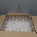 DECADORN Clear Stemless Champagne Flutes Plastic 48 Pack, Made in USA, 9oz Plastic Champagne Glasses - Durable and Sturdy Mimosa Glasses For Parties - Shatterproof, Recyclable, BPA-Free, Smooth Rims