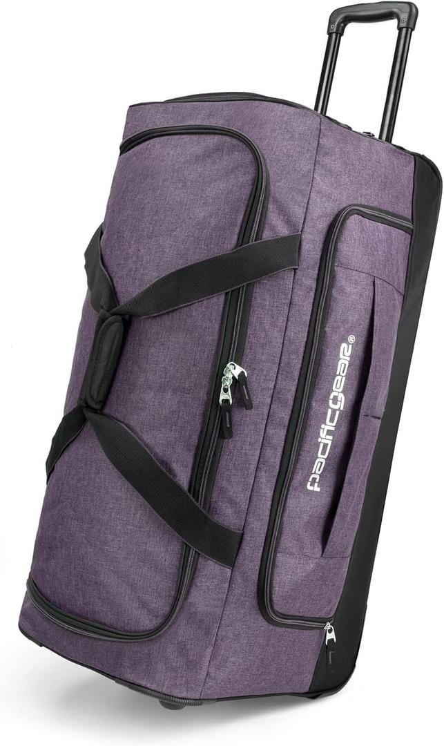 Pacific Gear Duffel Bag with Rolling Wheels, 30-Inch