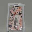 Trippy Hippie Halloween Phone Case Pumpkin Autumn Fall Cover for iPhone 13 Pro Max, Cute Cats Stars floral Plants Pattern for Girls Boys and Women,Trendy TPU Bumper Case for iPhone 13 Pro Max