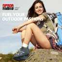 R CORD Hiking Boots Women Waterproof Non-Slip Womens Hiking Boots Ankle Support for Trail Walking Backpacking & Outdoor Adventures All Day (White)