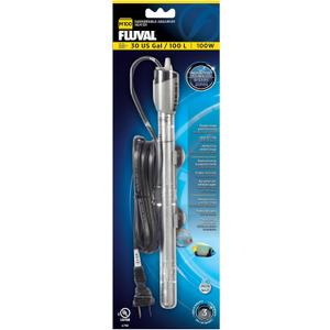 Fluval M 100-Watt Submersible Aquarium Heater  Compact, High-Performance, Reliable Heating For Fresh & Saltwater Tanks