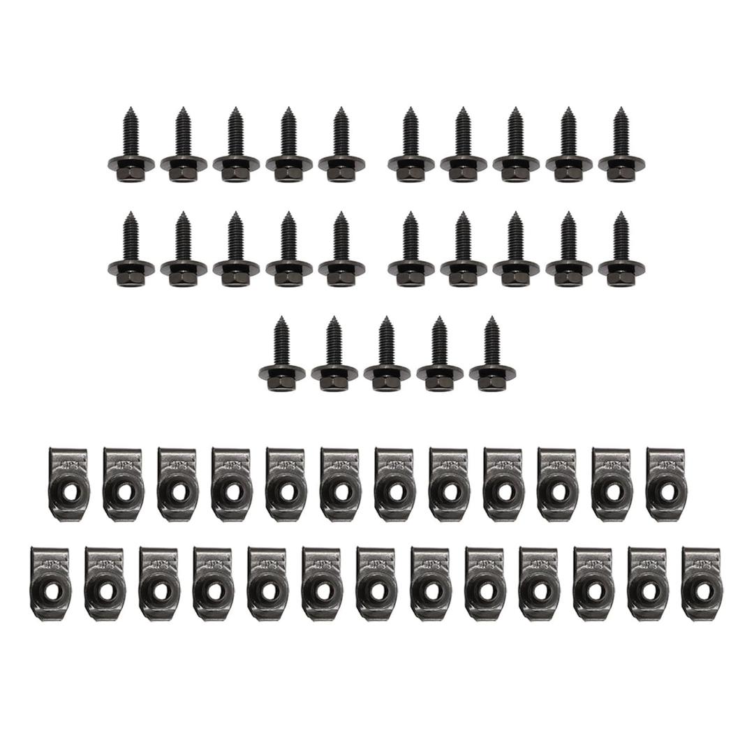 50Pcs 5/16 Body Bolts & U-Nut Clips 5/16-18 x 1-3/16 (25 Each) #1590 (858/19) Replace#384930-S36 25 Bolts & 25 U-Nut Clips