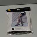 EXQUISLIFE Fleece Lined Tights Sheer Women - Fake Translucent Warm Pantyhose Leggings Sheer Thick Tights, for Winter (Black), XL