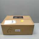 350PCS Clear Blue Plastic Plates for 50 Guests, Disposable Dinnerware Set for Party and Graduation, Includes 100 Plastic Plates, 50 Pre Rolled Napkins with Gold Silverware, 50 Cups