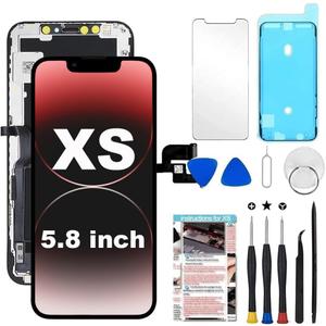 Fixerman for iPhone Xs Screen Replacement 5.8 inch, 3D Touch LCD Display Digitizer Assembly with Repair Tools - Model A2097, A1920, A2100, A2098