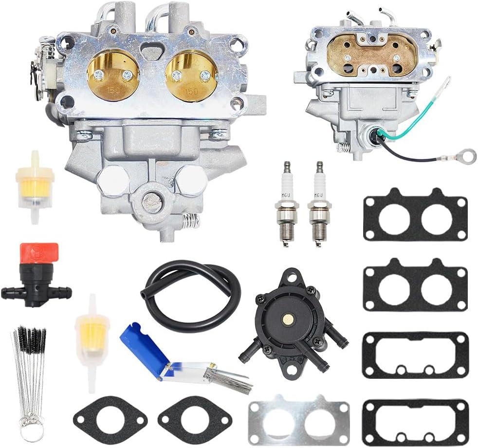 New Carburetor Fit Replacement for Kawasaki FH721V FH641V FH601V FH661V FH680V FX801V FX850V 22HP Engine Carb with Gaskets Replaces 15003-7077 15003-7041 15004-0757 15003-7094 15004-1005 15004-1010