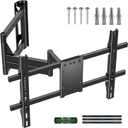 Suptek 40" Full Motion TV Mount for 32-82" TVs, 132 lbs max, VESA 600x400mm. Swivel, tilt & Corner fit. Heavy Duty for LED/OLED/QLED. Model MA1078L