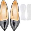 SOPROM Gel Weight Shifting Insoles for High Heels, Invisible Inserts Pads for Women Comfort, Foot Pain Relief, Extend Wear Time (Medium (for US 8-9.5 Women Shoes))
