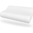 Gel Support Memory Foam Pillow, Standard Contour, Ventilated Cooling Memory Foam with Premium Polyester Cover, Side and Back Sleeper, WhiteGel Support Memory Foam Pillow, Standard Contour, Ventilated Cooling Memory Foam with Premium Polyester Cover
