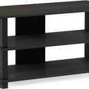 Furinno Sully 3-Tier Stand for TV up to 40, Espresso/Black