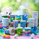 Vesici 100 Pcs Cartoon Video Game Party Supplies 9 oz Disposable Paper Cups Llama Themed Party Cups for Girl Boy Battle Gamers Birthday Baby Shower Decorations