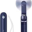 JISULIFE Portable Handheld Fan, Mini 3 In 1 with Rechargeable Battery, Personal Pocket Fan for Travel, Outdoor, USB Power Bank, Flashlight, Essential Ideal Gifts for Summer/Concert/Vacation - Blue