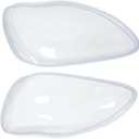 NewYall Left and Right Clear Headlight Lens Shell Cover for Mercedes S-Class W220 1998-2006