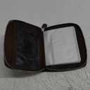 Credit Card Holder Wallet Large Leather Passport Case 42 Card Slots (Crazy Horse Leather - Coffee)