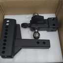 TYT Heavy-Duty Trailer Hitch Tri-Ball Mount,Fits 2-in Receiver (Tri Ball with Hook&Shackle)