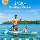 Niphean Instable Stand Up Paddle Board with Balanced Wing Design and SUP-Accessories,Anti-Slip EVA Deck,10'6 Inflatable Paddle Board for Adults &Youth of All Skill Level