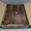 TUTOTAK Bar Cart, Home Bar Serving Cart with 3-Tier Shelf, Drink Cart with Wine Rack, Glass Holder, Rolling bar carts for the Home, Living Room, Brown BC01BB035, 11.8"D X 17"W X 33"H