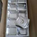 VEVOR 3-Pan Commercial Food Warmer, 3 x 8QT Electric Steam Table with Glass Cover, 1500W Countertop Stainless Steel Buffet Bain Marie 86-185F Temp Control for Catering, Restaurants, Silver