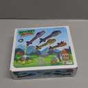 Dinosaur Toy Rocket Launcher for Kids - Launch Up to 100 Ft, 4 Rockets, Outdoor Outside Toys for Kids, Dinosaur Toys, Birthday Gifts for 3 4 5 6 7 8-12 Year Old Boys Girls