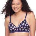 Warner's Womens Women's Cloud 9® Super Soft Wireless Lightly Lined Comfort Bra 1269 (Blue) 32A
