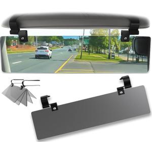 Glare Guard Polarized Car Visor Extender Sun Blocker, Anti-Glare Windshield Shield for Cars/SUV, Sun Visor Extension Blocks UV, USA Visors Extender Attachment for Car Visor, Sunvisors Shade for Cars