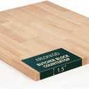 Hevea Butcher Block Countertop, 30"×25"×1.5" Solid Wood Butcher Block, Unfinished Wood Table Top DIY Cut for Kitchen Island, Bakery Worktable, Washer Dryer Countertop, Living Room Table 2.5ft