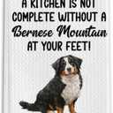 Bernese Mountain Gifts Kitchen Towels for Dog Lover, Dog Gifts Decorative Towels for Bar Kitchen Bathroom