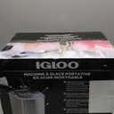 Igloo ICEB26SS Automatic Portable Electric Countertop Ice Maker Machine, 26 Pounds in 24 Hours, 9 Ice Cubes Ready in 7 minutes, With Ice Scoop and Basket, Perfect for Water Bottles, Stainless Steel