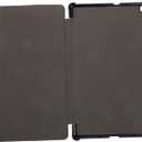 Mipcase Trifold Leather Cover for Tablet Pc Stylish Pu Leather Microfiber Interior Vertical Viewing Stand Full Access to Features Black